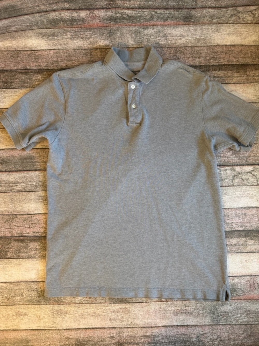 Old Navy Men's Light Gray Polo Shirt